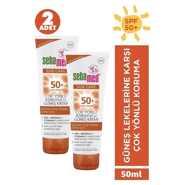 Sebamed Sun Care Çok Yönlü Koruyucu 50 Ml 2 Adet 50 Faktör Güneş Kremi - Görsel 7