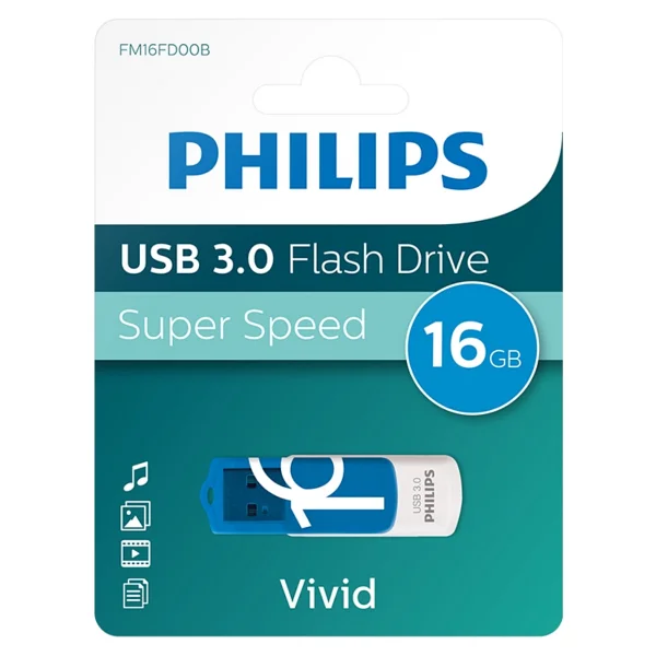 Philips Vivid 3.0 64GB USB Flash Bellek - Görsel 8