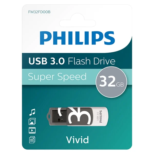 Philips Vivid 3.0 64GB USB Flash Bellek - Görsel 7
