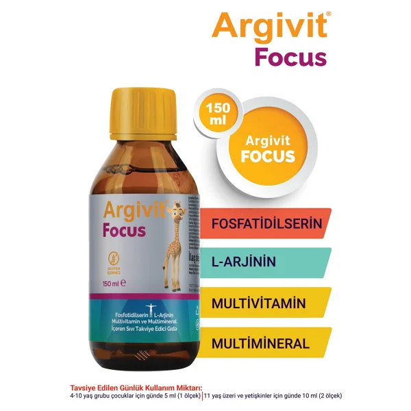 Argivit Focus Şurup 150 ml 2'li - Görsel 4