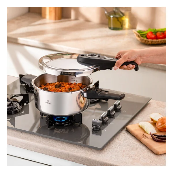 Emsan Fast Cooker Çift Emniyetli 4 Lt Düdüklü Tencere - Görsel 4