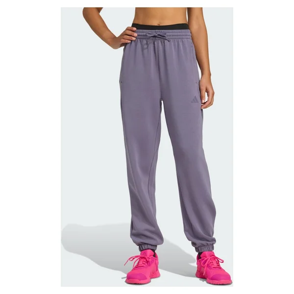 Adidas Designed For Training Warm-Up Jx7340 Kahverengi Kadın Eşofman Altı - Görsel 10
