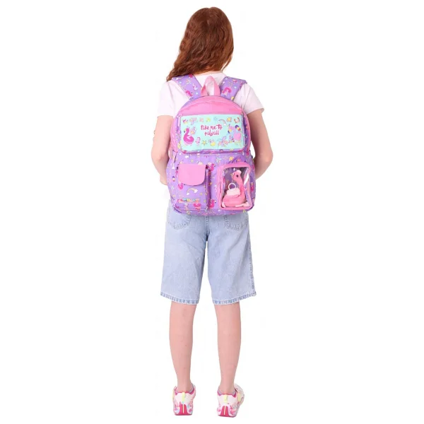 Kaukko Kids L5240 Plush Flamingo Okul Sırt Çantası - Görsel 7