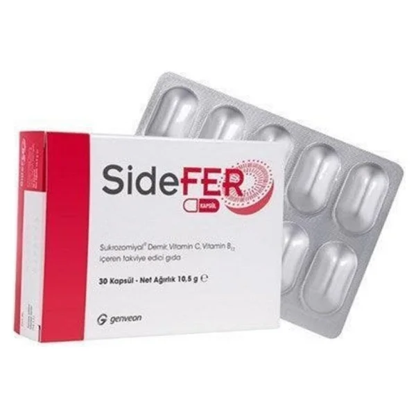 Sidefer C Ve B12 Vitamin 30 Kapsül - Görsel 2