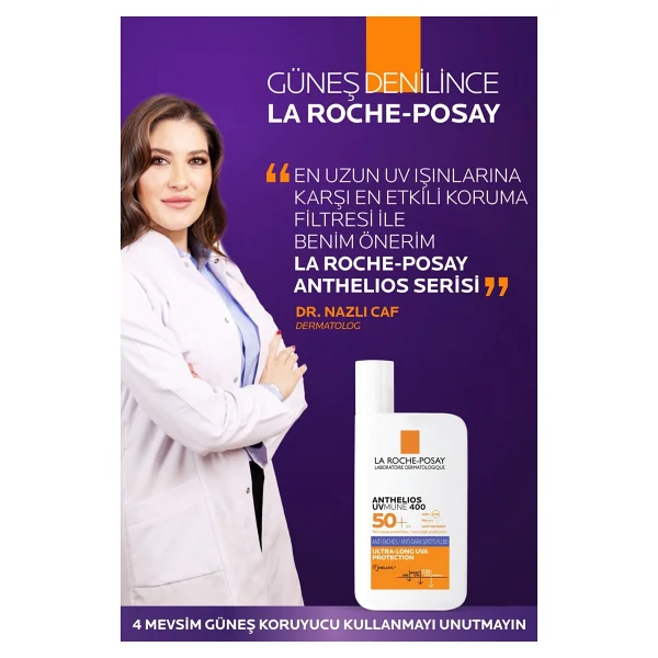 La Roche-Posay Anthelios Uvmune Anti Dark Spots Fluid 50 Ml 2 Adet 50 Faktör Güneş Kremi - Görsel 3