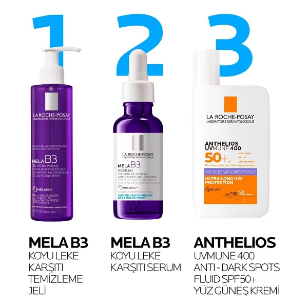 La Roche-Posay Anthelios Uvmune Anti Dark Spots Fluid 50 Ml 2 Adet 50 Faktör Güneş Kremi - Görsel 8