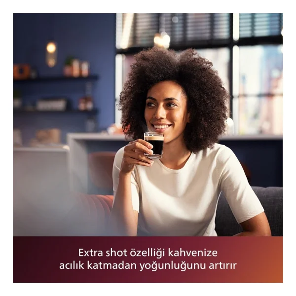 Philips 5500 Serisi 20 Lezzetli Kahve Yapabilen Lattego Tam Otomatik Espresso Makinesi - Siyah - Görsel 3