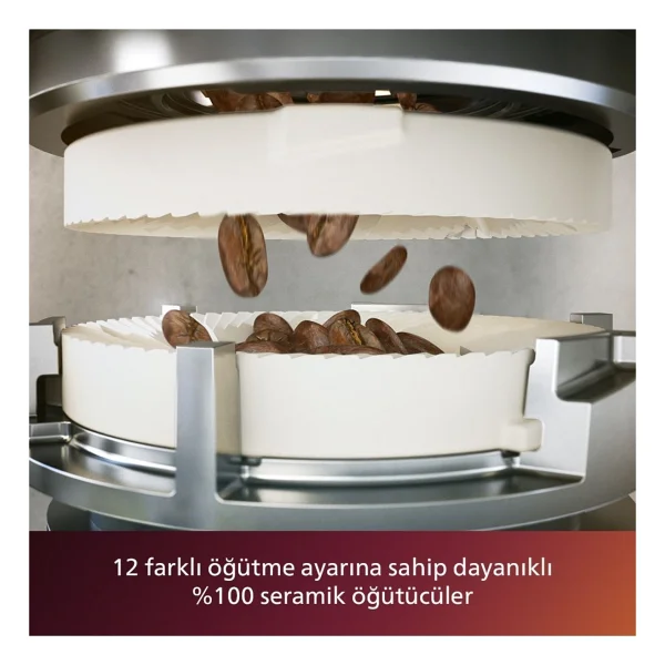 Philips 5500 Serisi 20 Lezzetli Kahve Yapabilen Lattego Tam Otomatik Espresso Makinesi - Siyah - Görsel 4