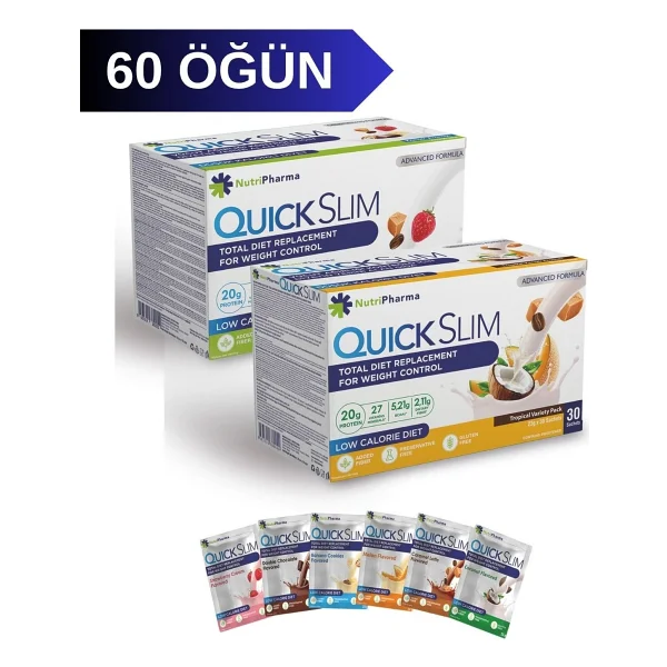 Bariatrik Protein Tozu Mix, Whey Proteinli Öğün Yerine Geçen Shake, 60 Saşe, Karışık Aromalı - Karışık Meyve - Görsel 9