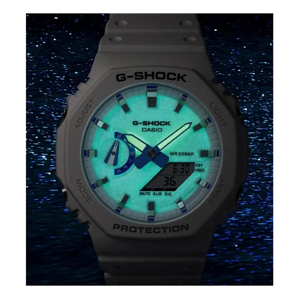 Casio G-Shock Ga-2100hds-7adr Beyaz Erkek Kol Saati - Görsel 3