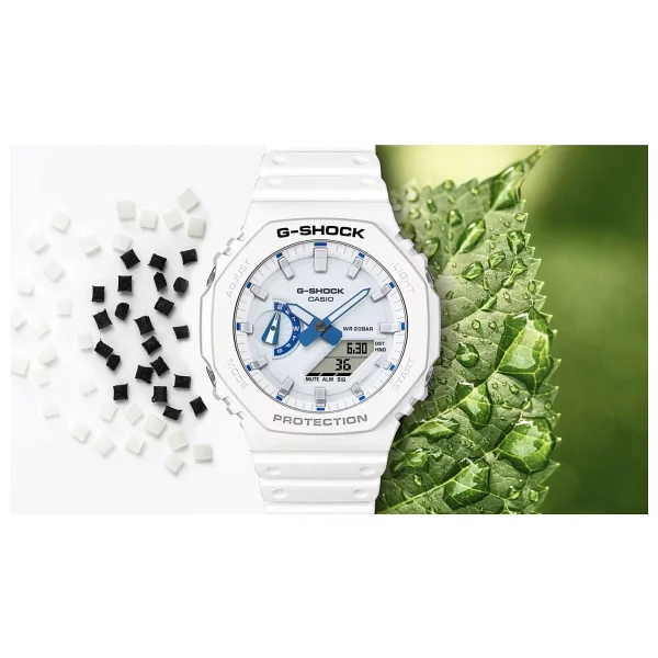 Casio G-Shock Ga-2100hds-7adr Beyaz Erkek Kol Saati - Görsel 6