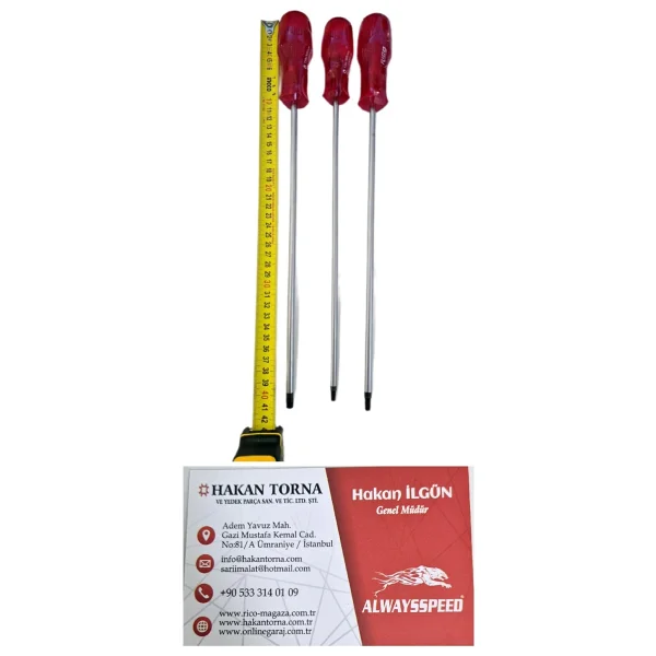 -Rico- Uzun Şiş Torx Tornavida T20 T25 T30 300MM - Görsel 2