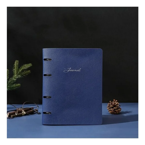 Victoria's Journals Ringo Vegan Deri Mekanizmalı Içi Değişebilen Defter A5 192 Sayfa 100 Gr Çizgili Siyah - Görsel 4