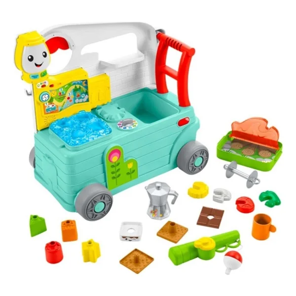 Fisher Price Eğlen Ve Öğren 3'ü 1 Arada Karavan Hck81 - Görsel 2