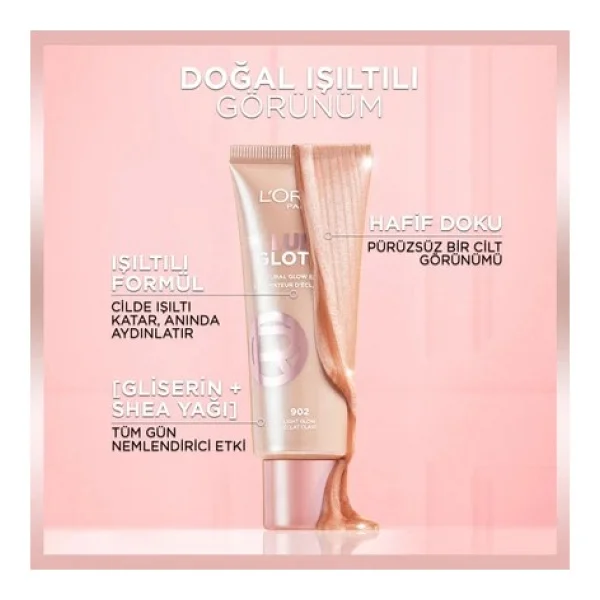 L'oreal Paris Glotion All In One Doğal Işıltılı Veren Likit Highlighter - Görsel 3