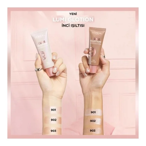 L'oreal Paris Glotion All In One Doğal Işıltılı Veren Likit Highlighter - Görsel 7