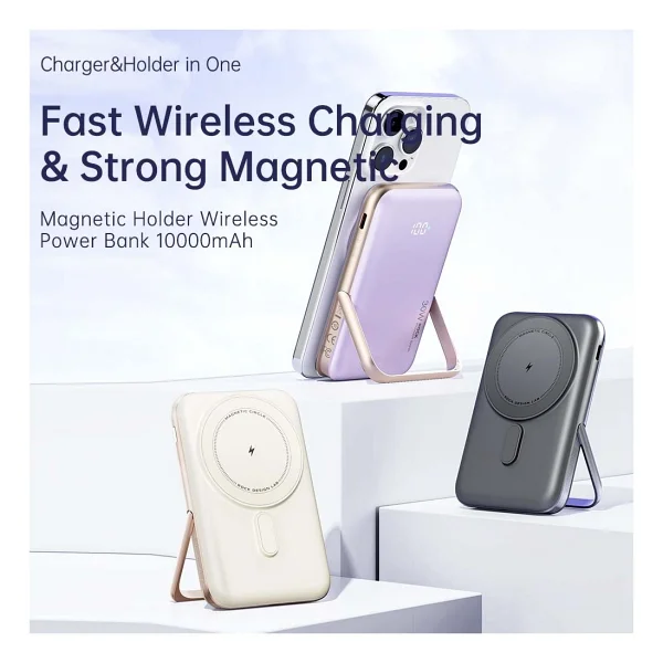 Rock P30 10000 mAh Hızlı Şarj Magsafe Powerbank - Görsel 2
