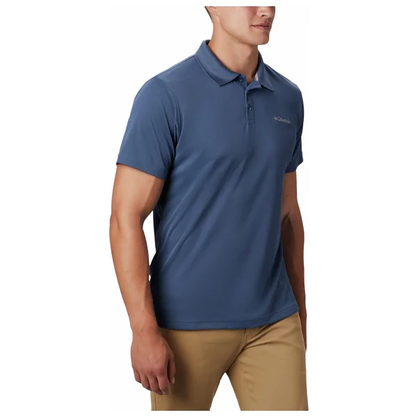 Columbia Utilizer Am0126-478 Mavi Kısa Kollu Polo Yaka Erkek Tişört - Görsel 5