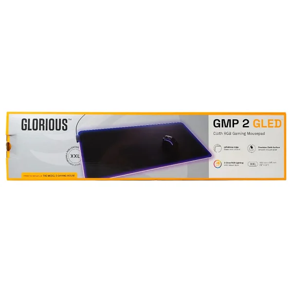 Glorious Gled RGB Kumaş Oyuncu XXL Mousepad (Glo-Mp2-Gled-XXL-B) - Siyah - Görsel 3