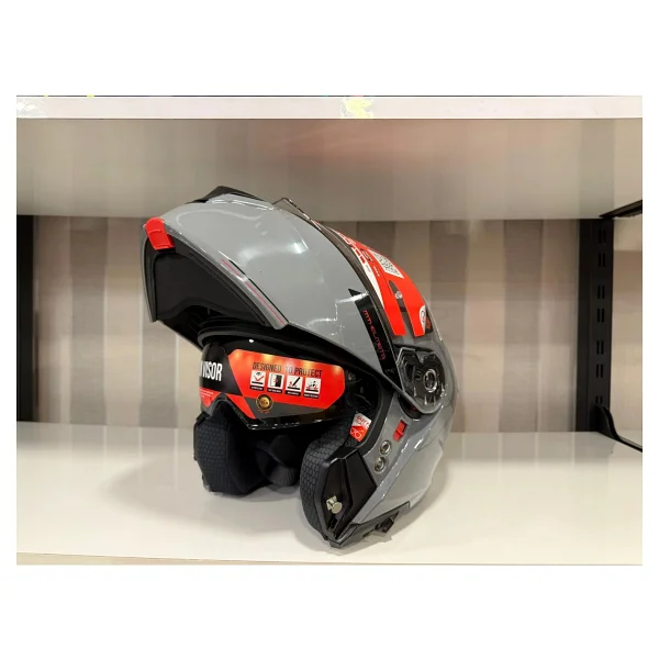 Mt Genesis Sv Çene Açılır Nardo Gri Motor Kaskı - Görsel 2