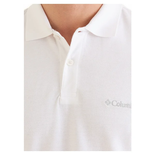 Columbia Cascade Range Solid Iı Cs0214-100 Beyaz Kısa Kollu Polo Yaka Erkek Tişört - Görsel 2