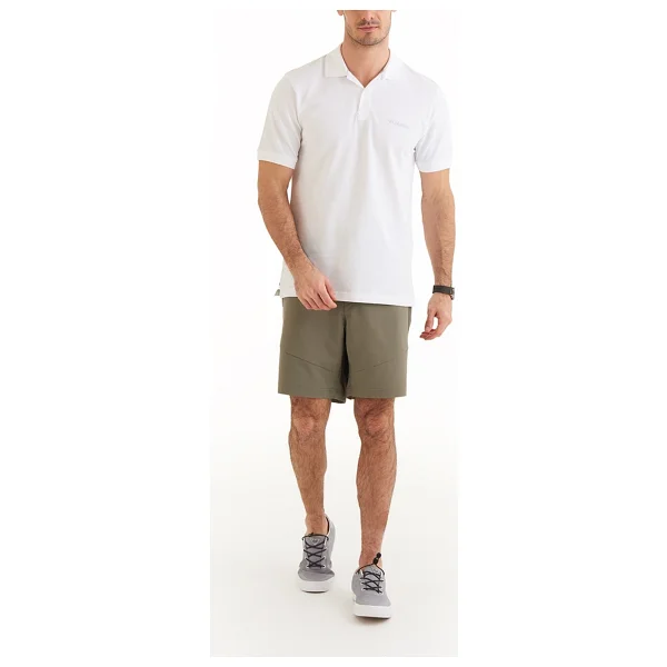 Columbia Cascade Range Solid Iı Cs0214-100 Beyaz Kısa Kollu Polo Yaka Erkek Tişört - Görsel 5