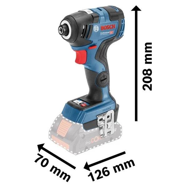 Bosch Gdr 18v-200 C Çift Akülü 5 Ah Somun Sıkma Makinesi - Görsel 2