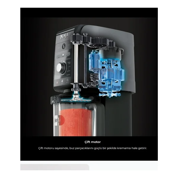 Ninja Creami Deluxe 10in1 Inox Frozen Ve Dondurma Makinesi - Görsel 6
