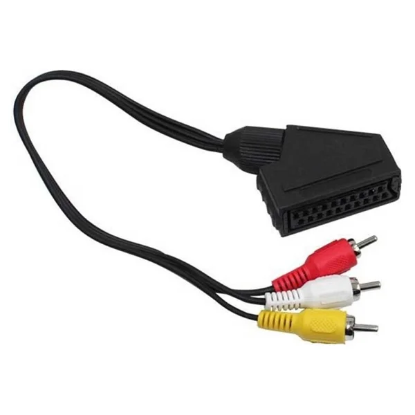 Scart Adaptör Dişi/Rca Erkek 20 Cm Kablo - Görsel 2
