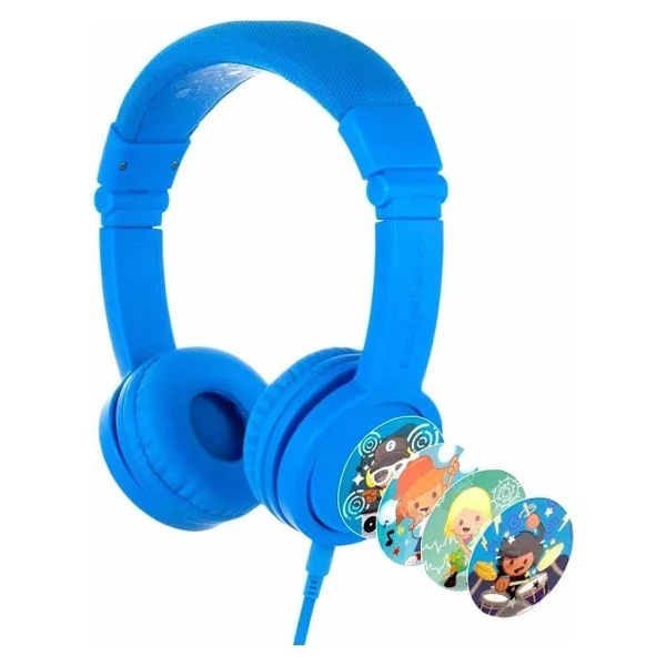 Onanoff Buddyphones Explore+ Mavi Kablolu Kulak Üstü Kulaklık - Görsel 2