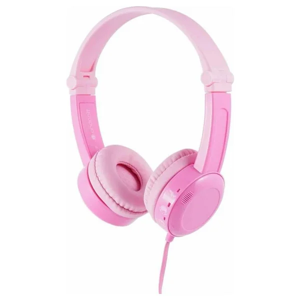 Onanoff Buddyphones Travel Pembe Kablolu Kulak Üstü Kulaklık - Görsel 2
