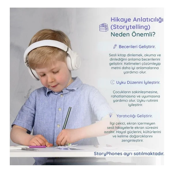 Onanoff Buddyphones Discover Mikrofonlu Kulak Üstü Kulaklık - Görsel 6