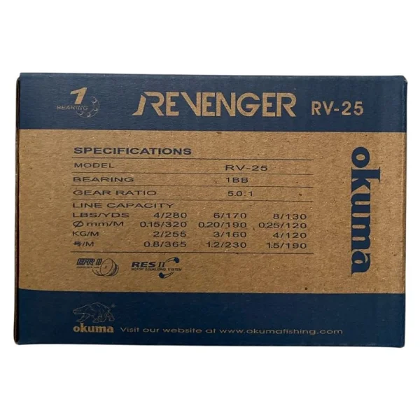 Okuma Revenger RV-25 FD 1 BB Spin Olta Makinesi - Görsel 2