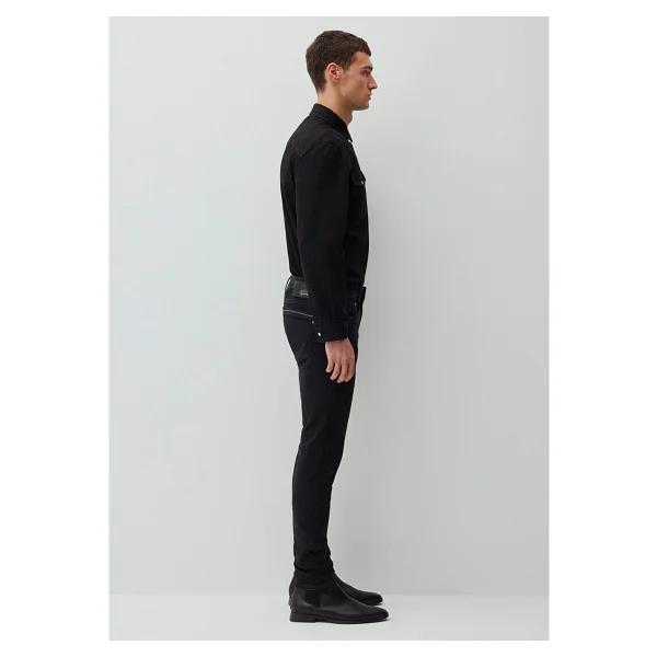 Mavi James Lux Black 00424-87866 Koyu Antrasit Erkek Skinny Jean - Görsel 6