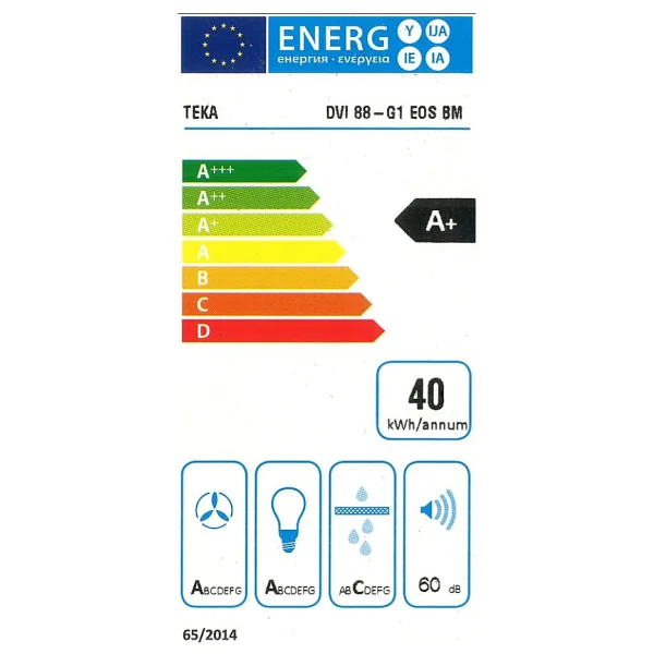 Teka Dvı 88-G1 Eos Bm Siyah Ankastre Davlumbaz - Görsel 7