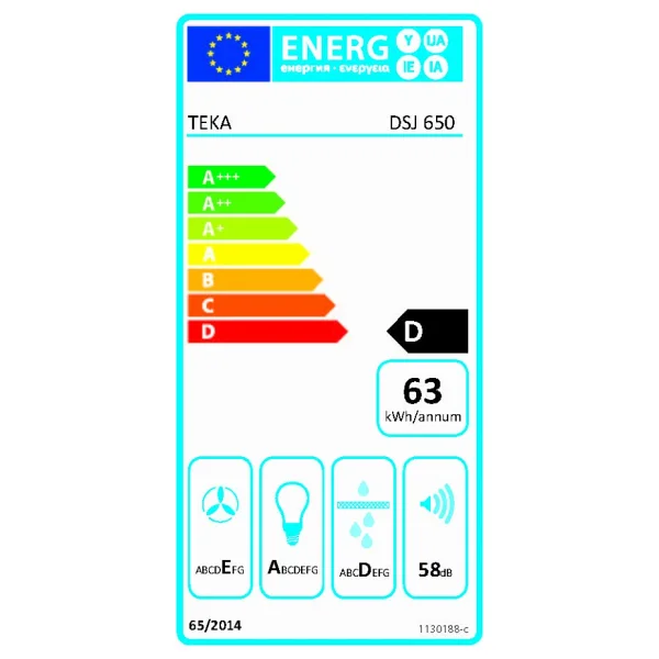 Teka Dsj 650 Ultra Slim Inox Duvar Tipi Davlumbaz - Görsel 6