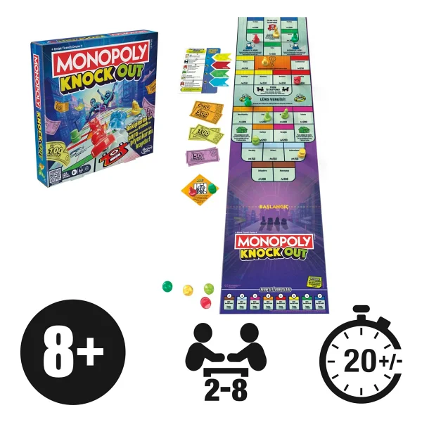 Monopoly Knockout F8995 - Görsel 3