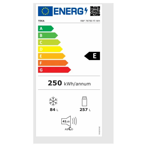 Teka Rbf 78780 Fı No Frost Ankastre Buzdolabı - Görsel 5