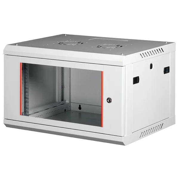 Lande - 6u 19" Duvar Tipi Rack Kabinet Genişlik: 600 Mm Derinlik: 450 Mm Açık Gri - Görsel 5