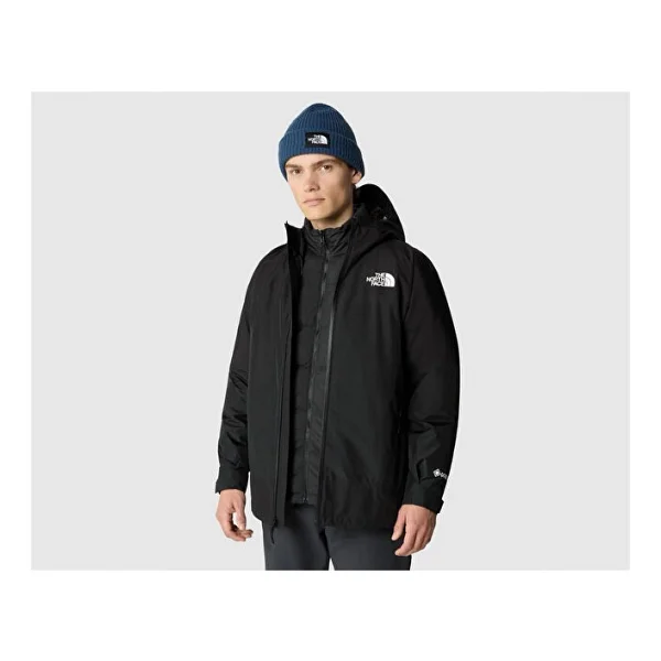 The North Face Mountain Light Triclimate Gore-Tex NF0A84FCJK31 Kapüşonlu Siyah Erkek Outdoor Mont - Görsel 3