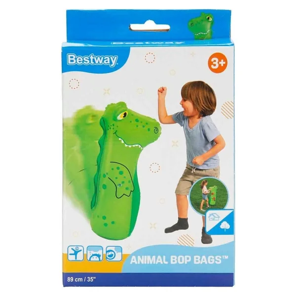 Bestway Hayvan Temalı Hacı Yatmaz 89 Cm 52152 Yeşil - Görsel 4