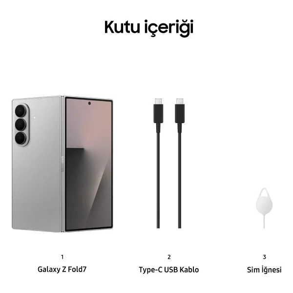 Samsung Galaxy Z Fold 7 256 GB 12 GB Gümüş - Görsel 8