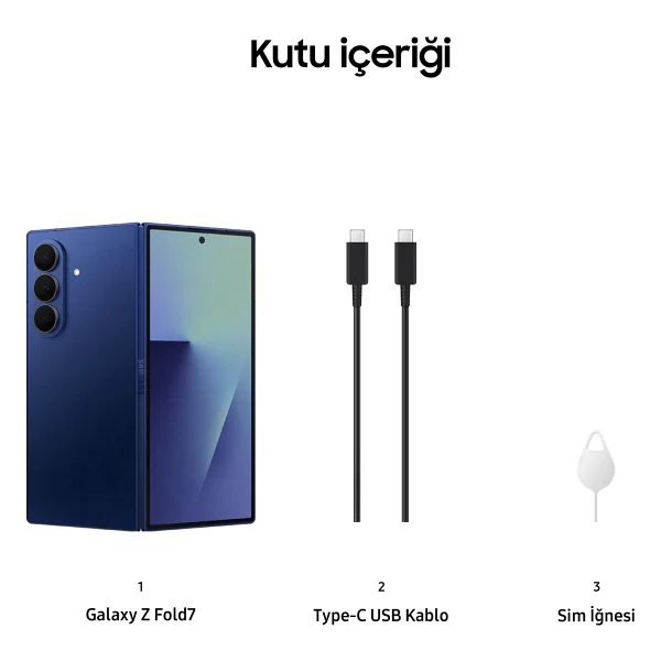 Samsung Galaxy Z Fold 7 1 TB 16 GB Mavi - Görsel 8
