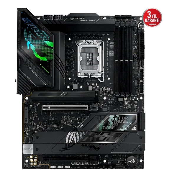 Asus Rog Strix Z890-F Gaming Wi-Fi Intel Lga1851 DDR5 Atx Anakart - Görsel 2