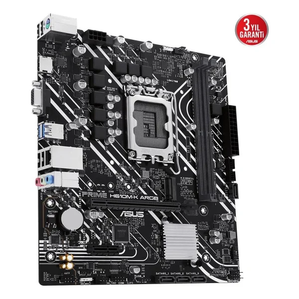 Asus Prime H610m-K Argb Intel Lga1700 DDR5 Micro Atx Anakart - Görsel 4