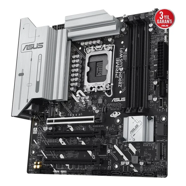 Asus Prime Z890m-Plus Wi-Fi Intel Lga1851 DDR5 Micro Atx Anakart - Görsel 4