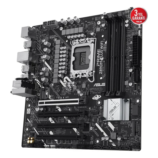 Asus Prime Z890m-Plus Wi-Fi Intel Lga1851 DDR5 Micro Atx Anakart - Görsel 5