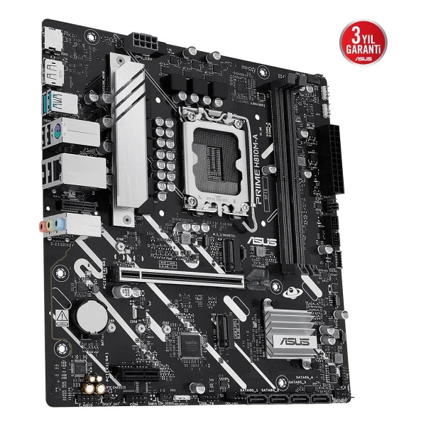 Asus Prime H810m-A-Csm Intel Lga1851 DDR5 Micro Atx Anakart - Görsel 3