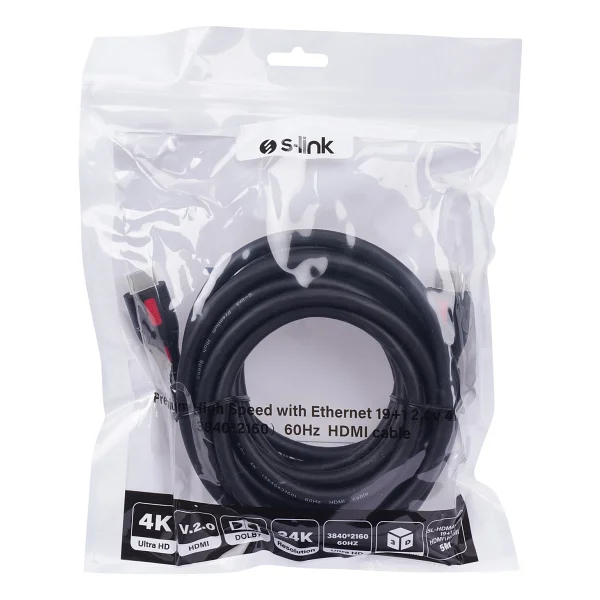 S-Link Sl-Hdm4k105 5 M 4K Hdmı Kablo - Görsel 5