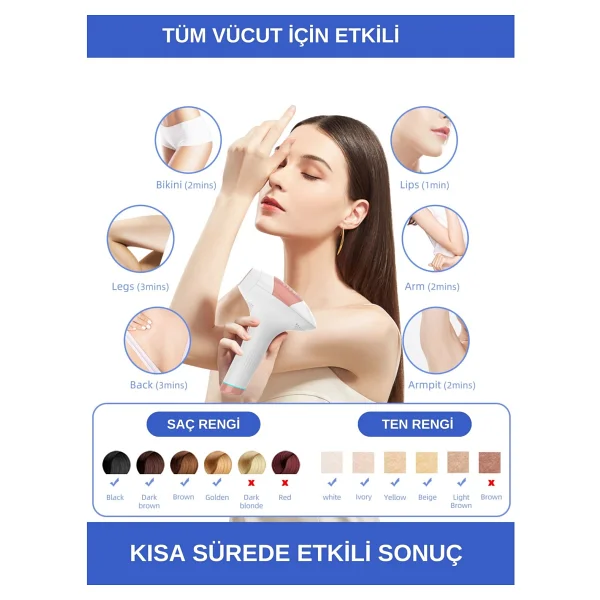 Hoppo Xmia Ipl Buz Lazer Epilasyon Aleti - Görsel 6